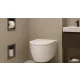Balneo Wall-Box falba süllyesztett inox WC-papír tartó és tároló gun metal kivitelben, praktikus fürdőszobai megoldás