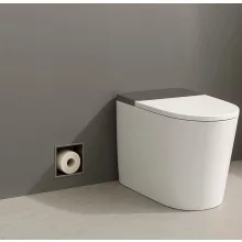 Balneo Wall Box falba süllyesztett gun metal WC papír tároló inox kivitelben