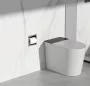Balneo Wall-Box falba süllyeszthető 18 cm-es WC-papír tartó gun metal kivitelben, praktikus fürdőszobai kiegészítő