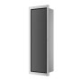 Balneo Wall Box L falba süllyeszthető Inox WC kefe tároló doboz push-open nyitással, balos/ matt fekete üveg B0401020505-02