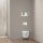 Balneo Wall Box S falba süllyeszthető Inox WC kefe tároló doboz push-open nyitással, balos/csempézhető B0401060104-01