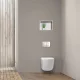 Balneo Wall Box S falba süllyeszthető WC kefe tároló doboz csempézhető előlappal és push-open nyitással