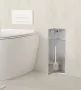 Balneo Wall Box L falba süllyeszthető WC kefe tároló doboz csempézhető előlappal és push-open nyitással