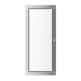 Balneo Wall Box S falba süllyeszthető Inox WC kefe tároló doboz push-open nyitással, balos/ fehér üveg B0401070504-01