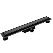 Balneo Duplex NEXT Black kétoldalas lineáris lefolyó 100 cm csempézhető matt fekete BLK1000N – SzaniterOnline