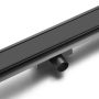 Balneo Duplex Next Black kétoldalas lineáris padlólefolyó 70 cm csempézhető, matt fekete BLK70N