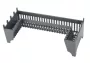 Balneo Duplex Next Black kétoldalas lineáris padlólefolyó 70 cm csempézhető, matt fekete BLK70N – BAL-BLK70N