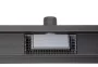 Balneo Duplex Next Black kétoldalas lineáris padlólefolyó 70 cm csempézhető, matt fekete BLK70N – BAL-BLK70N