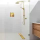 Balneo Duplex NEXT Black kétoldalas lineáris lefolyó 60 cm csempézhető, arany BR-60N – BAL-BR60N