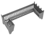 Balneo Duplex NEXT Black kétoldalas lineáris lefolyó 60 cm csempézhető, arany BR-60N – BAL-BR60N