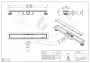 Balneo Duplex NEXT Black kétoldalas lineáris lefolyó 60 cm csempézhető, arany BR-60N – BAL-BR60N