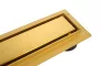 Balneo Duplex NEXT Gold kétoldalas lineáris lefolyó 70 cm csempézhető, arany BR-70N – BAL-BR70N
