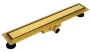 Balneo Duplex Next Gold kétoldalas lineáris lefolyó 90 cm csempézhető, arany kivitelben.
