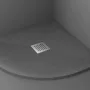 Balneo Stone Tray 90x90 cm kompozit zuhanytálca csúszgátló felülettel sötétszürke kivitelben