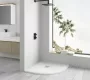 Balneo Stone Tray 90x90 cm kompozit zuhanytálca csúszgátló felülettel fehér kivitelben