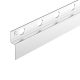 Balneo vágható inox lejtést beállító fali szegélyléc 120 cm jobbos, króm D0101010101-1