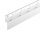 Balneo vágható inox lejtést beállító fali szegélyléc 170 cm, jobbos/króm D0101010101-2 