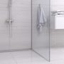 Balneo vágható inox lejtést beállító fali szegélyléc 170 cm, jobbos/króm D0101010101-2 