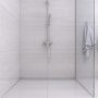 Balneo vágható inox lejtést beállító léc üveghez 120 cm, jobbos/króm D0101010102-1 