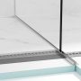 Balneo vágható inox lejtést beállító léc üveghez 170 cm, jobbos/króm D0101010102-2 
