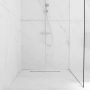 Balneo vágható inox lejtést beállító léc üveghez 170 cm, jobbos/króm D0101010102-2 