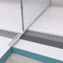 Balneo vágható inox lejtést beállító léc  120 cm, jobbos/króm D0101010110-1