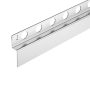 Balneo vágható inox lejtést beállító fali szegélyléc 120 cm, balos/króm D0101010201-1 