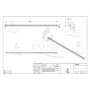 Balneo vágható inox lejtést beállító fali szegélyléc 120 cm, balos/króm D0101010201-1 