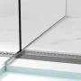 Balneo vágható inox lejtést beállító léc üveghez 120 cm, balos/króm D0101010202-1 – BAL-D01010102021