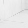 Balneo vágható inox lejtést beállító léc üveghez 120 cm, balos/króm D0101010202-1 