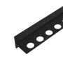 Balneo vágható inox lejtést beállító léc 120 cm, jobbos/matt fekete D0101020110-1 – BAL-D01010201101