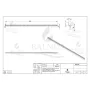 Balneo vágható lejtést beállító fali szegélyléc 120 cm, balos/ matt fekete D0101020201-1 – BAL-D01010202011