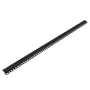 Balneo vágható lejtést beállító elülső padlóra 130 cm, matt fekete D0101020310-1 – BAL-D01010203101