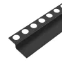 Balneo vágható lejtést beállító elülső padlóra 130 cm, matt fekete D0101020310-1 – BAL-D01010203101