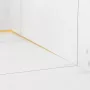 Balneo vágható lejtést beállító fali szegélyléc 120 cm jobbos, arany D0101030101-1 – BAL-D01010301011