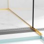 Balneo vágható lejtést beállító léc üveghez 120 cm, jobbos/arany D0101030102-1 