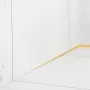Balneo vágható lejtést beállító fali szegélyléc 120 cm balos, arany D0101030201-1 – BAL-D01010302011