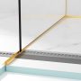 Balneo vágható lejtést beállító léc üveghez 120 cm, balos/arany D0101030202-1 
