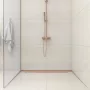 Balneo Edge Strip vágható inox lejtést beállító léc 120 cm, jobbos/réz D0101040110-1 – BAL-D01010401101