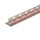 Balneo vágható lejtést beállító léc üveghez 120 cm, balos/réz D0101040202-1 – BAL-D01010402021