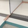 Balneo Edge Strip vágható inox lejtést beállító léc  120 cm, balos/réz D0101040210-1