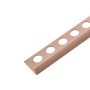 Balneo Edge Strip vágható inox lejtést beállító léc  120 cm, balos/réz D0101040210-1