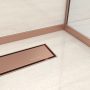 Balneo vágható lejtést beállító elülső padlóra 130 cm, réz D0101040310-1