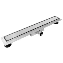 Balneo Duplex NEXT Inox kétoldalas lineáris lefolyó 130 cm csempézhető, króm Duplex130NWB – BAL-Duplex130NWB