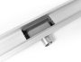 Balneo Duplex NEXT Inox kétoldalas lineáris lefolyó 140 cm csempézhető, króm Duplex140NWB