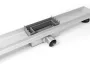 Balneo Duplex NEXT Inox kétoldalas lineáris lefolyó 140 cm csempézhető, króm Duplex140NWB – BAL-Duplex140NWB