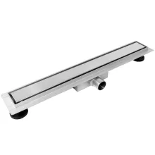 Balneo Duplex NEXT Inox kétoldalas lineáris lefolyó 150 cm csempézhető, króm Duplex150NWB – BAL-Duplex150NWB