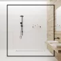 Balneo Duplex NEXT Inox kétoldalas lineáris lefolyó 160 cm csempézhető, króm Duplex160NWB – BAL-Duplex160NWB