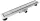 Balneo Duplex NEXT Inox kétoldalas lineáris lefolyó 50 cm csempézhető, króm Duplex50N – BAL-Duplex50N