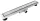 Balneo Duplex NEXT Inox kétoldalas lineáris lefolyó 70 cm csempézhető, króm Duplex70N – BAL-Duplex70N